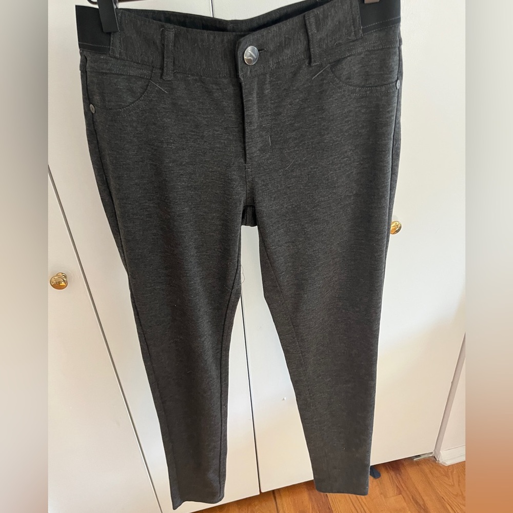 Simply Vera Vera Wang Dark Grey Skinny Jeggings (Small Women's)